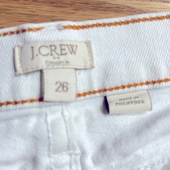 J Crew Toothpick Stretch White Jeans - Picture 7 of 11